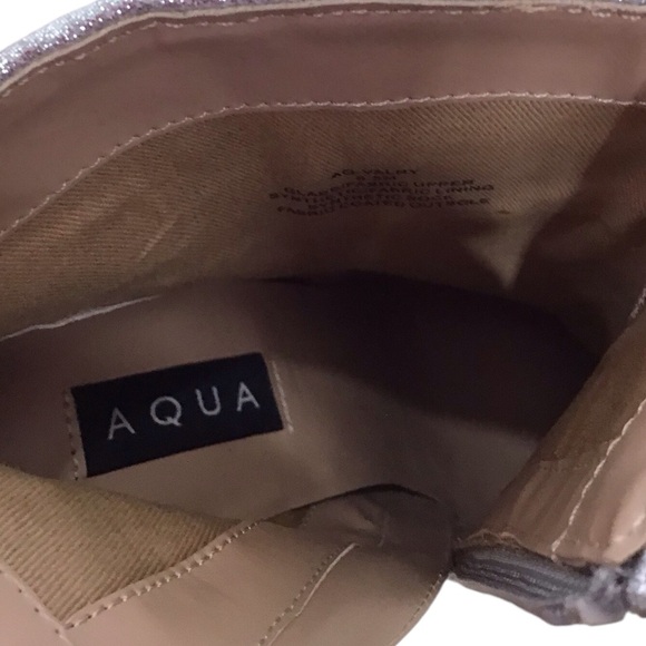 AQUA Women’s Valry Snip Toe Rhinestone Stretch High Heel Booties - Picture 15 of 16